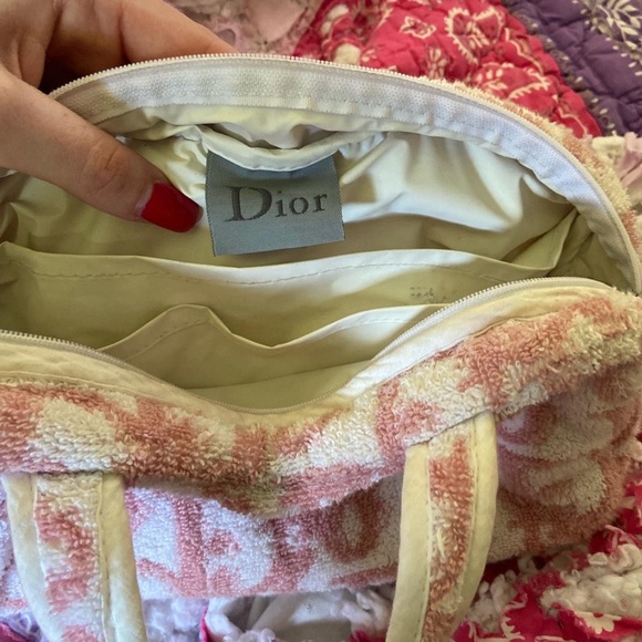 Dior terrycloth bag - Picture 3 of 4